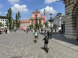 Circuit à vélo à Ljubljana