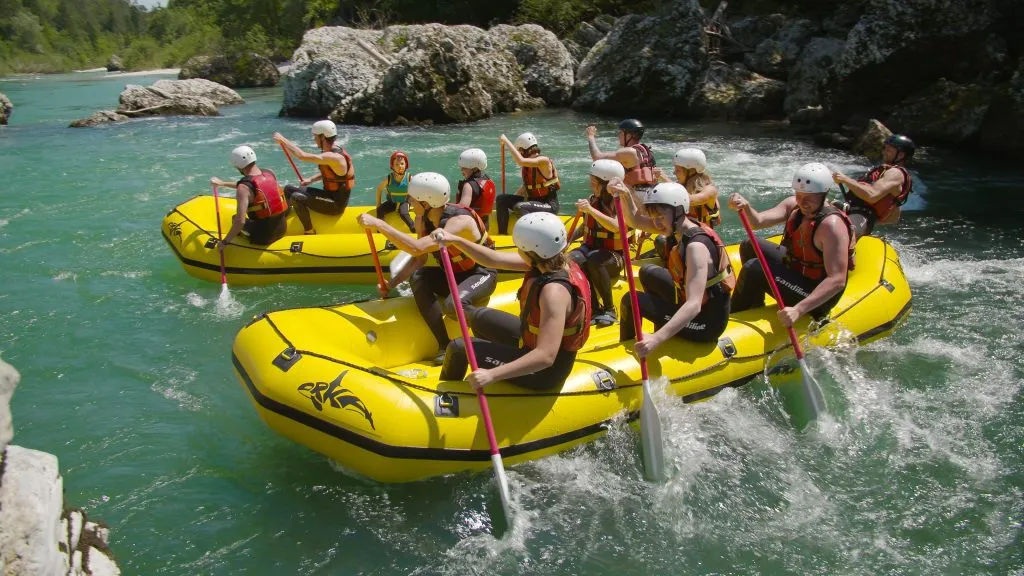 rafting slovène