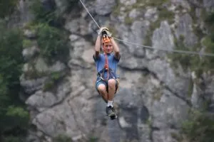 Ziplining in Slowenien